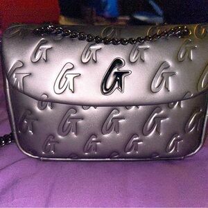 Glamaholic Lifestyle Mini Platinum Flap Bag